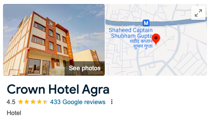 Crown Hotel Agra